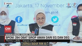 VIDEO: BPOM: 294 Obat Sirop Aman Dari Etilen Glikol & Dietilen Glikol