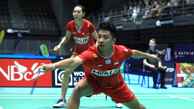 Dejan Ferdinansyah/Gloria Emanuelle Widjaja tampil percaya diri untuk lolos ke perempat final Indonesia Masters 2023.