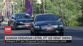 VIDEO: Gunakan Kendaraan Listrik, KTT G20 Hemat Energi