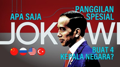 INFOGRAFIS: Apa Saja Panggilan Spesial Jokowi buat 4 Kepala Negara?