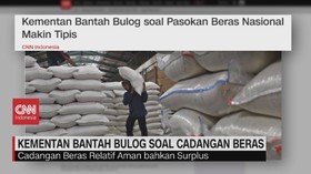 VIDEO: Kementan Bantah Bulog Soal Cadangan Beras