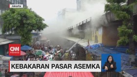 VIDEO: Kebakaran Pasar Asemka