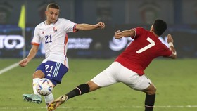 FOTO: Sihir Mesir Remukan Belgia Jelang Piala Dunia 2022
