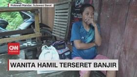 VIDEO: Wanita Hamil Terseret Banjir