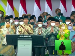 Jokowi Buka Muktamar Muhammadiyah Solo, Didampingi Puan-Ganjar-Prabowo