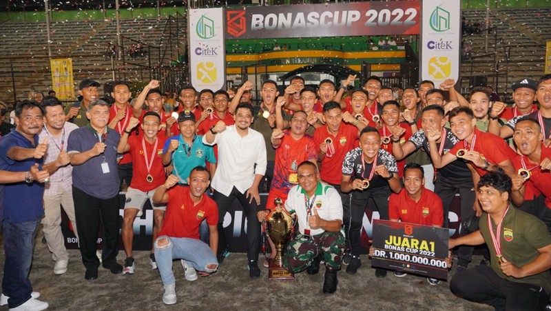 Wali Kota Medan Bobby Nasution menyatakan harap agar turnamen sepakbola Bonas Cup