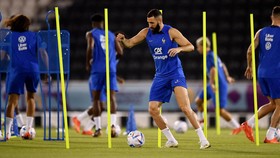 Benzema Bakar Semangat Prancis Sebelum Bertemu Maroko