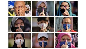 FOTO: Saling Klaim Kemenangan Pemilu Malaysia