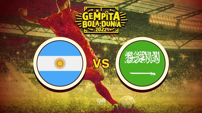 Argentina dikejutkan penampilan impresif Arab Saudi di Piala Dunia 2022 di Stadion Lusail, Selasa (22/11). Argentina kalah 1-2 dari Arab Saudi.