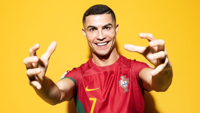 Cristiano Ronaldo menyampaikan pesan berapi-api sebelum Portugal bertanding melawan Ghana di Piala Dunia 2022.