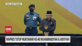 VIDEO: Ma'ruf Amin Tutup Muktamar Ke-48 Muhammadiyah & Aisyiyah