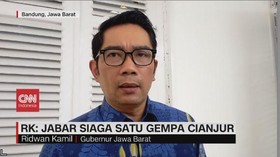 VIDEO: Ridwan Kamil Sebut Jabar Siaga Satu Gempa Cianjur