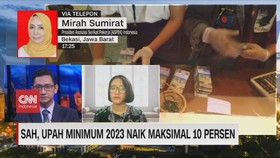VIDEO: Sah, Upah Minimum 2023 Naik Maksimal 10 Persen