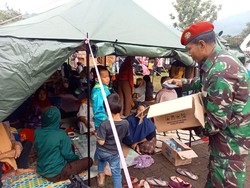 403 Prajurit Kopassus Bantu Penanggulangan Gempa Cianjur