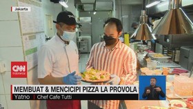 VIDEO: Aksi Akrobat Pembuat Pizza & Icip Pizza La Provola