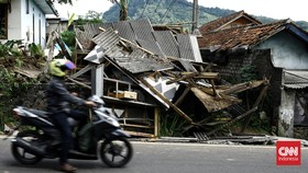 Sejumlah Rumah Rusak Terdampak Gempa Garut, Satu Orang Terluka