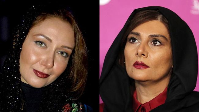Dua aktris Iran, Hengameh Ghaziani dan Katayoun Riahi, ditangkap akibat lepas jilbab di depan umum sebagai dukungan untuk Mahsa Amini.