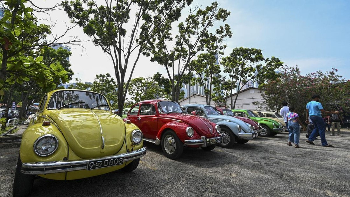 FOTO: Perayaan Ulang Tahun Perak Penggemar VW Beetle di Sri Lanka