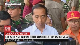 VIDEO: Presiden Joko Widodo Kunjungi Lokasi Gempa Cianjur