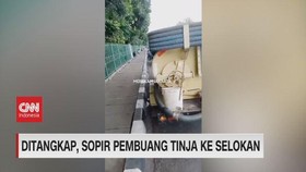 VIDEO: Ditangkap, Sopir Pembuang Tinja ke Selokan