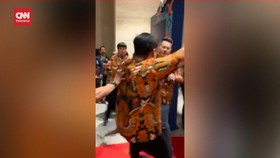 VIDEO: Munas HIPMI Yang Dibuka Jokowi Diwarnai Adu Jotos