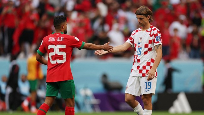 Kroasia vs Maroko adalah ulangan dari laga pembuka Grup F Piala Dunia 2022. Kedua kesebelasan sudah bertemu di awal turnamen.
