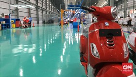Piaggio Resmikan Pabrik Senilai Rp314 M di Cikarang