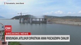 VIDEO: Bendungan Jatiluhur Dipastikan Aman Pascagempa Cianjur