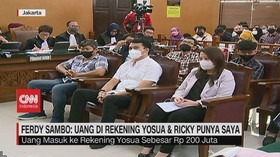 VIDEO: Sambo: Uang di Rekening Yosua dan Ricky Itu Punya Saya