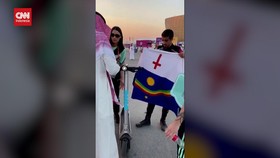 VIDEO: Polisi Qatar Salah Sangka, Bendera Regional Dikira Simbol LGBT