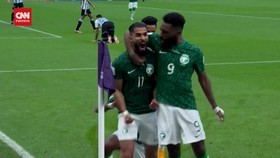 VIDEO: Gol-gol Kemenangan Ajaib Arab Saudi Lumat Argentina