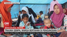 VIDEO: Trauma Gempa, Warga Bertahan di Pengungsian