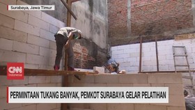 VIDEO: Permintaan Tukang Banyak, Pemkot Surabaya Gelar Pelatihan