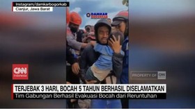 VIDEO: 3 Hari Terjebak, Bocah 5 Tahun Diselamatkan