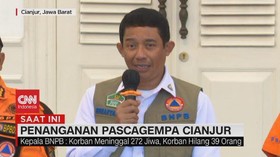 VIDEO: Update Gempa Cianjur: Meninggal 272 Jiwa, Hilang 39 Orang