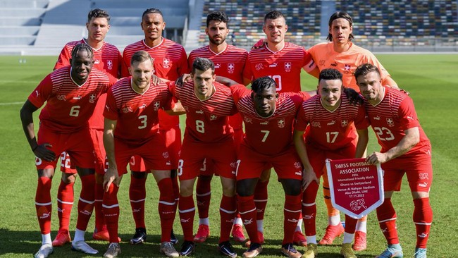 Pertandingan Swiss vs Kamerun di Piala Dunia 2022 bisa disaksikan lewat live streaming, Kamis (24/11).