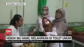VIDEO: Heboh Ibu Hamil Melahirkan Di Toilet Umum