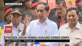 VIDEO: Jokowi Ingin Pastikan Kebutuhan Korban Gempa Terpenuhi