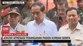 VIDEO: Jokowi Apresiasi Penanganan Pasien Korban Gempa