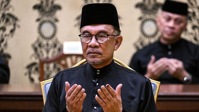 PM Malaysia Anwar Ibrahim menyampaikan rasa terima kasih ke Presiden Republik Indonesia Joko Widodo (Jokowi) atas ucapan selamat setelah jadi PM.
