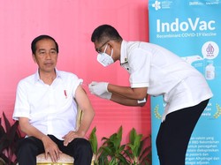 Jokowi Booster COVID Kedua Pakai Vaksin IndoVac, Segini Efikasinya