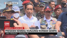 VIDEO: Presiden Jokowi Kembali Kunjungi Korban Gempa Cianjur