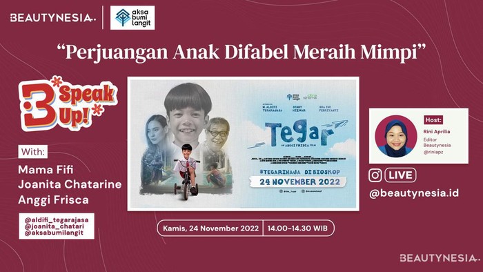 Sebelum ke Bioskop Nonton Film Tegar, Yuk, Join Instagram Livenya Sebelum ke Bioskop Nonton Film Tegar, Yuk, Join Instagram Livenya
