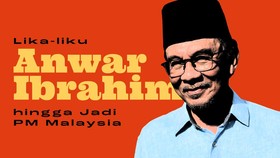 INFOGRAFIS: Lika-liku Anwar Ibrahim hingga Jadi PM Malaysia
