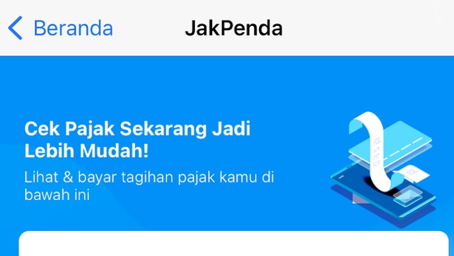 masyarakat DKI Jakarta sekarang semakin mudah dalam hal membayar pajak kini bisa melalui fitur Jakpenda melalui aplikasi JAKI yang dibuat oleh Pemprv DKI.