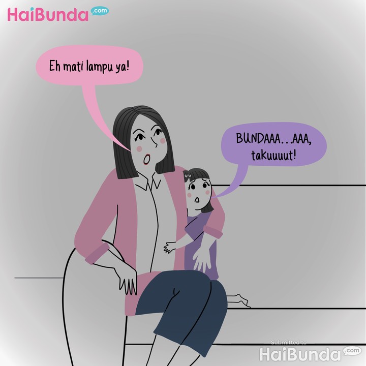 Komik Bunda: Seperti Mati Lampu