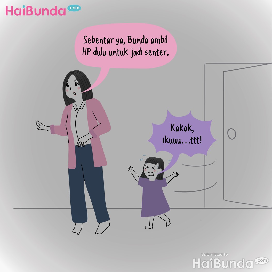 Komik Bunda: Seperti Mati Lampu