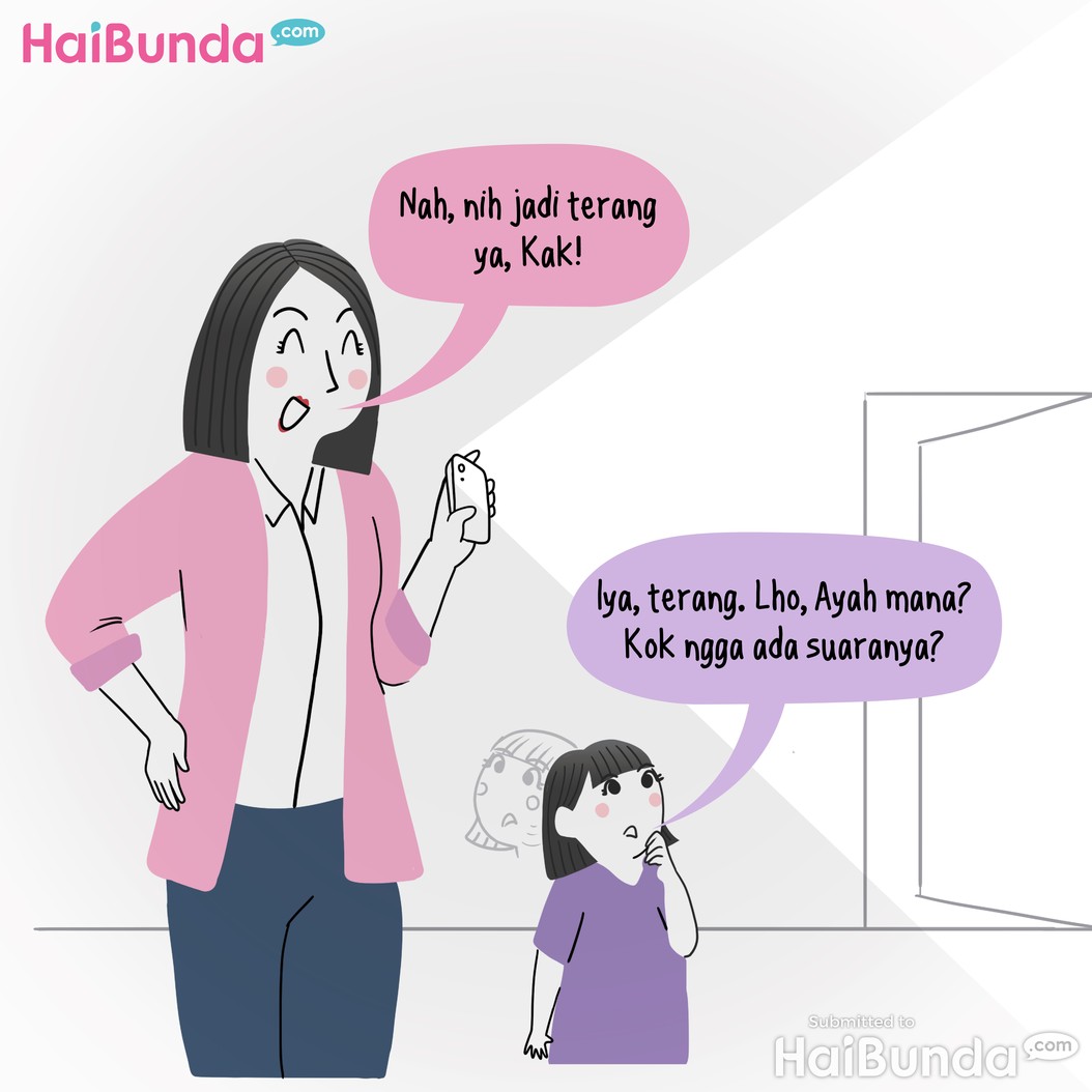 Komik Bunda: Seperti Mati Lampu