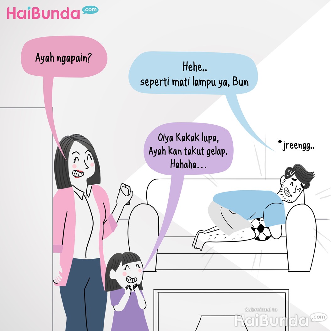 Komik Bunda: Seperti Mati Lampu