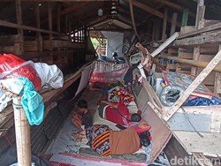 Puluhan Korban Gempa Cianjur Ngungsi di Kandang Kambing